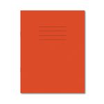 Hamelin Exercise Book 8mm Lined 80 Page 229x178mm Orange (Pack of 100) 100100105