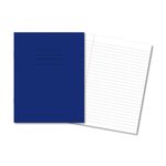 Hamelin Exercise Book 8mm Lined 80 Page 229x178mm Dark Blue (Pack of 100) 100104352