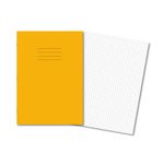 Hamelin Exercise Book 7mm Squared 80 Page A4 Yellow (Pack of 50) 100101670