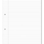 Hamelin Loose Leaf Paper 6mm Lined 1000 Page Punched 2 Hole A4 (Pack of 5) 100100617