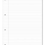 Hamelin Loose Leaf Paper 8mm Lined 1000 Page Punched 4 Hole A4 (Pack of 5) 100102905