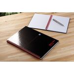 Black n' Red Wirebound Recycled Ruled Hardback Notebook A5 (Pack of 5) 100080113