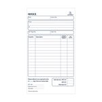 Challenge Duplicate Invoice Single VAT Column Book 100 Sets 210x130mm (Pack of 5) 100080412