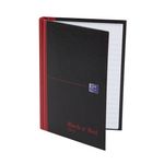 Black n' Red Casebound Hardback Notebook 192 Pages A6 (Pack of 5) 100080429