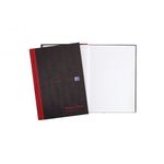 Black n' Red Casebound Ruled Recycled Hardback Notebook 192 Pages A5 (Pack of 5) 100080430