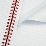 Black n' Red Wirebound Hardback Ruled Notebook A6 (Pack of 5) 100080448