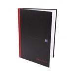 Black n' Red Casebound Ruled Hardback Notebook A4 100080473