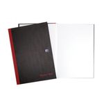 Black n' Red Casebound Plain Hardback Notebook A4 (Pack of 5) 100080489