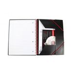 Black n' Red Wirebound Polypropylene Meeting Book 160 Pages A4+ (Pack of 5) 100104323
