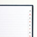 Black n' Red Casebound Hardback A-Z Notebook 192 Pages A5 (Pack of 5) 100080491