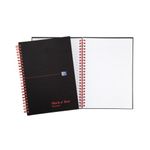 Black n' Red Wirebound Recycled Polypropylene Notebook 140 Pages A5 (Pack of 5) 100080221