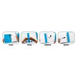 Jalema Spring Binding Jalema Clip Yellow (Pack of 100) 5710000