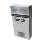 5 Star Ergo-Brite Drywipe Marker Rubber Grip Black (Pack of 10) JN10098