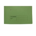 Exacompta Guildhall Transfer File 285gsm Foolscap Green (Pack of 25) 346-GRNZ