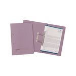 Exacompta Guildhall Transfer File 285gsm Foolscap Mauve (Pack of 25) 346-MVEZ