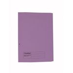 Exacompta Guildhall Transfer Spiral Pocket File 315gsm Foolscap Mauve (Pack of 25) 349-MVEZ