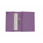 Exacompta Guildhall Transfer Spiral Pocket File 315gsm Foolscap Mauve (Pack of 25) 349-MVEZ