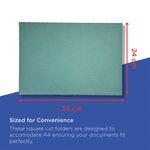 Guildhall Square Cut Folder Mediumweight Foolscap Blue (Pack of 100) FS250-BLUZ