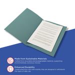 Guildhall Square Cut Folder Mediumweight Foolscap Blue (Pack of 100) FS250-BLUZ