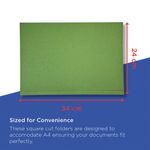 Guildhall Square Cut Folder Mediumweight Foolscap Green (Pack of 100) FS250-GRNZ
