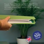 Guildhall Square Cut Folder Mediumweight Foolscap Green (Pack of 100) FS250-GRNZ