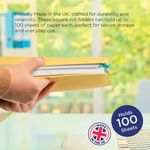 Guildhall Square Cut Folder Mediumweight Foolscap Yellow (Pack of 100) FS250-YLWZ