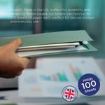 Guildhall Square Cut Folder Heavyweight Foolscap Blue (Pack of 100) FS290-BLUZ