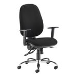 Jota Ergo 24hr ergonomic asynchro task chair - black