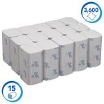 Scott 1-Ply Xtra Hand Towels I-Fold 240 Sheets (Pack of 15) 6669