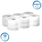 Scott Mini Jumbo Toilet Tissue Roll 200m (Pack of 12) 8614