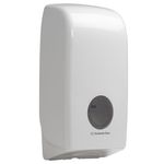 Aquarius Bulk Pack Toilet Tissue Dispenser White 6946