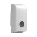 Aquarius Folded Toilet Tissue Dispenser Single Sheet White 6946