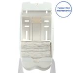 Aquarius Folded Toilet Tissue Dispenser Single Sheet White 6946