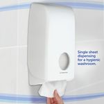 Aquarius Folded Toilet Tissue Dispenser Single Sheet White 6946