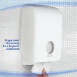 Aquarius Folded Paper Hand Towel Dispenser White 6945