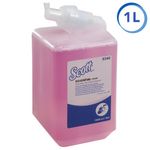 Scott Aqua Foam Hand Soap Refill Pink 1 Litre (Pack of 6) 6340