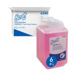Scott Aqua Foam Hand Soap Refill Pink 1 Litre (Pack of 6) 6340