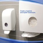 Aquarius Manual Hand Cleanser Dispenser for 1L Refills White 6948
