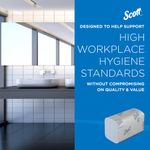 Scott Control Interfold V Fold Paper Hand Towels 1 Ply 240 Sheets Blue (Pack of 15) 6682