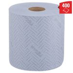 Wypall L20 Essential Centrefeed Wiping Paper Roll 2 Ply Blue (Pack of 6) 7277