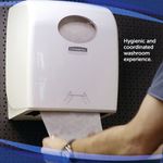 Aquarius Slimroll Rolled Hand Towel Dispenser - White/NEW 7955