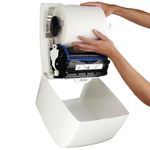 Aquarius Rolled Hand Paper Towel Dispenser White 7375
