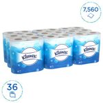 Kleenex Toilet Tissue Roll Small White (Pack of 36) 8477