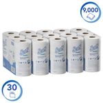 Scott Control Toilet Tissue Standard Roll 3-Ply White (Pack of 30) 8558