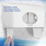 Scott Control Toilet Tissue Standard Roll 3-Ply White (Pack of 30) 8558