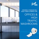 Scott Toilet Tissue 3-Ply x1800 6 Rolls x5 White Pack of 30 8558