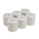 Scott Essential Rolled Paper Hand Towels 1 Ply 350m White (Pack of 6) 6691