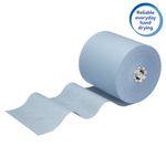 Scott Essential Rolled Paper Hand Towel 1 Ply 350m Blue (Pack of 6) 6692