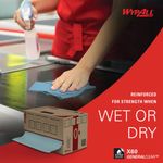 Wypall X60 Multi Task Cleaning Cloth Midi Roll Wiper x235 Blue 8250