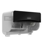 Kimberly Clark ICON Faceplate To Fit Standard 2-Roll Toilet Paper Dispenser Horizontal Black 58782